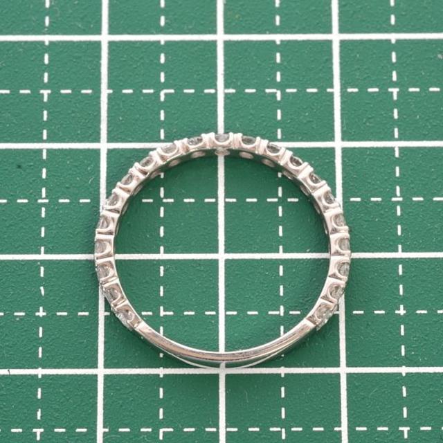 PT900ダイヤモンド0.50ct ハーフエタニティ 重ね付け◎ DM042 レディースのアクセサリー(リング(指輪))の商品写真