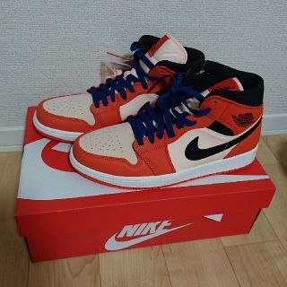 NIKE AIR JORDAN 1 MID SE オレンジ(スニーカー)