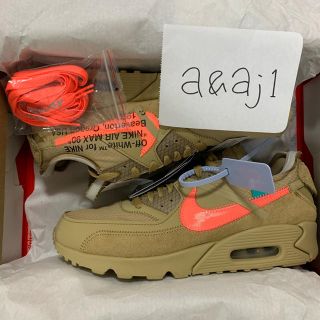 ナイキ(NIKE)のnike airmax90 off-white(スニーカー)