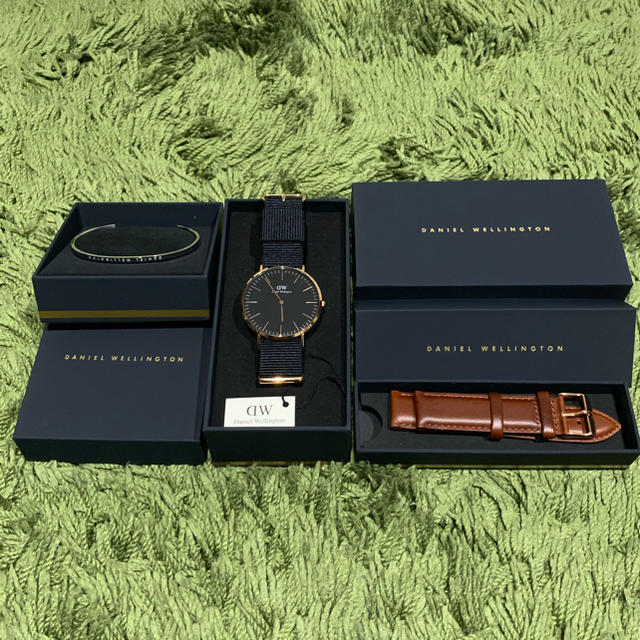 Daniel Wellington(ダニエルウェリントン)のDaniel Wellington (ダニエル・ウェリントン) 3点セット メンズの時計(腕時計(アナログ))の商品写真