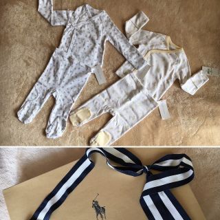 ラルフローレン(Ralph Lauren)の新生児用 ラルフローレン Size 6M 2種類セット売り(肌着/下着)