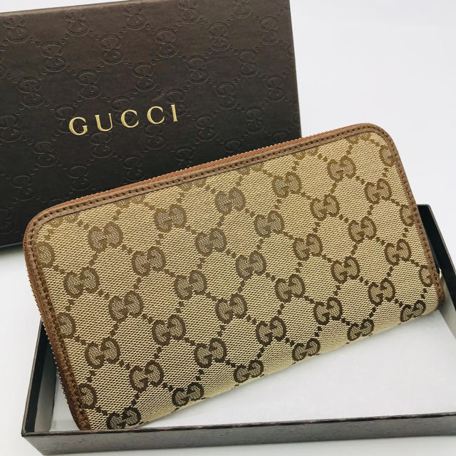 Gucci(グッチ)のGUCCI GG 長財布 ジップアラウンド ユニセックス  正規品 レディースのファッション小物(財布)の商品写真
