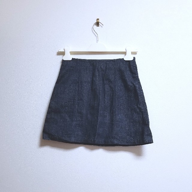 moussy(マウジー)のMOUSSY♡button denim mini SK レディースのスカート(ミニスカート)の商品写真