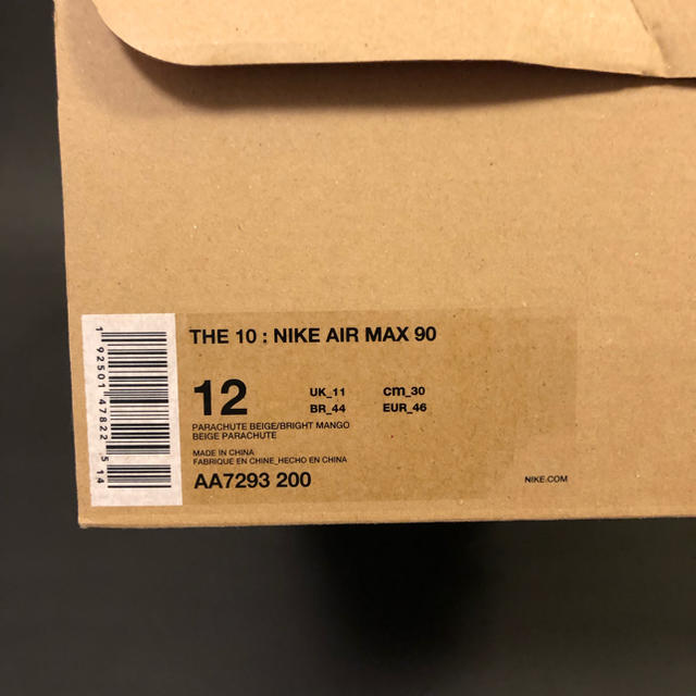 NIKE AIR MAX 90 THE TEN OFF - WHITE 30cm