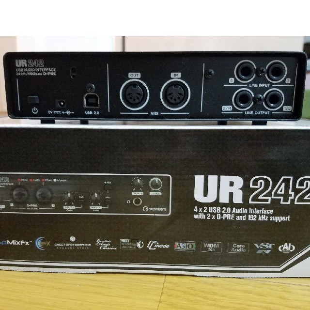 ヤマハ(ヤマハ)のsteinberg UR242 楽器のDTM/DAW(オーディオインターフェイス)の商品写真