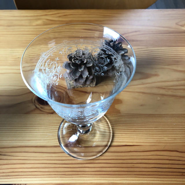🍷繊細な彫りがベネチアン風ワイングラス 新品未使用の通販 by 風を 🍷繊細な彫りがベネチアン風ワイングラス 新品未使用の通販 by 風を