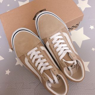 ヴァンズ(VANS)のvans オールドスクール ベージュ 新色 23.5(スニーカー)