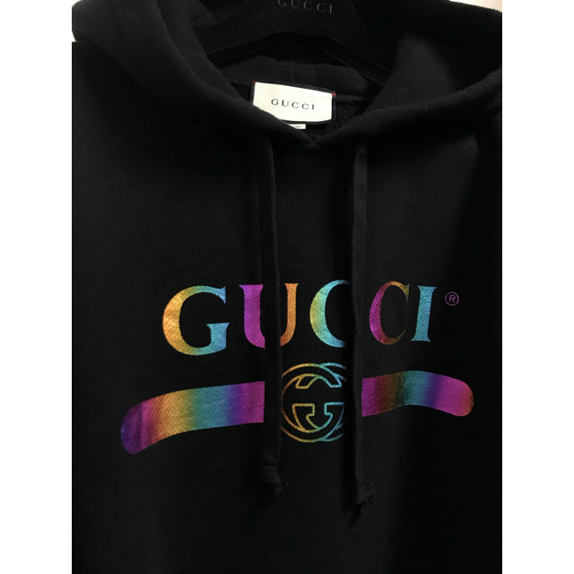 Gucci(グッチ)の【GUCCI】 ロゴ コットン スウェットシャツ メンズのトップス(パーカー)の商品写真