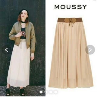 マウジー(moussy)のmoussy☆ウエスタンベルト付きシフォンスカート(ロングスカート)
