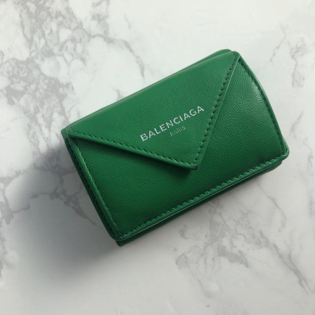 ✨極美品✨　BALENCIAGA ミニ財布　ペーパーミニ　折り財布