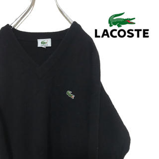 ラコステ(LACOSTE)のLACOSTE ラコステ ニット セーター Vネック ワンポイント ロゴ刺繍 (ニット/セーター)