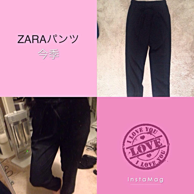 ZARA(ザラ)の今季！ZARAパンツ黒 レディースのパンツ(サルエルパンツ)の商品写真