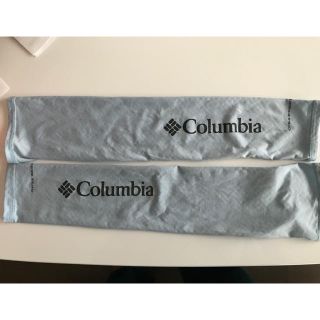 コロンビア(Columbia)のアームカバー コロンビア ランニング 薄水色 未使用(その他)