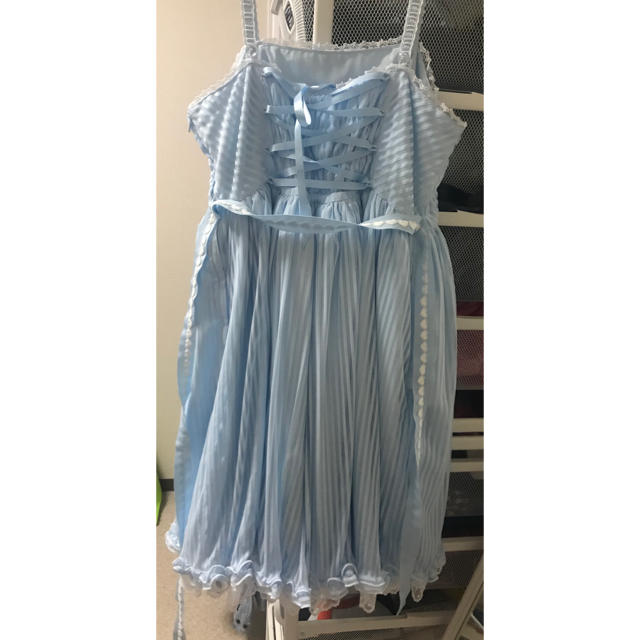 Angelic Pretty(アンジェリックプリティー)のAngelic Pretty Airy sugar blue jsk レディースのワンピース(ひざ丈ワンピース)の商品写真