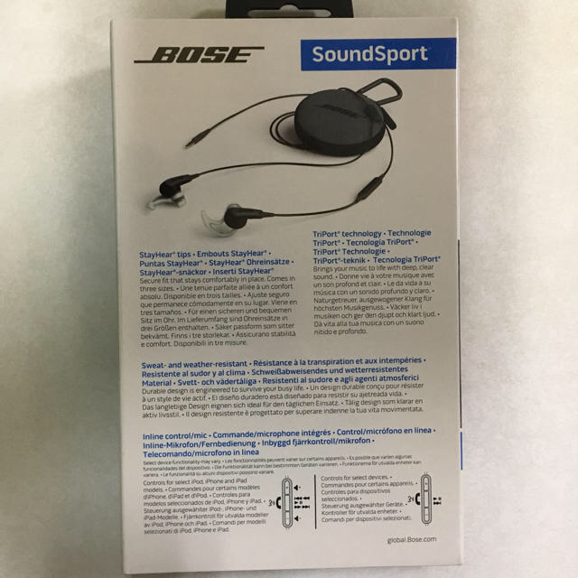 セール【新品】Bose イヤホン チャコール Apple