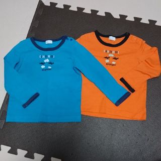 コンビミニ(Combi mini)のコンビミニ☆長袖カットソー色違い2枚セット 90サイズ  Combi mini(Tシャツ/カットソー)