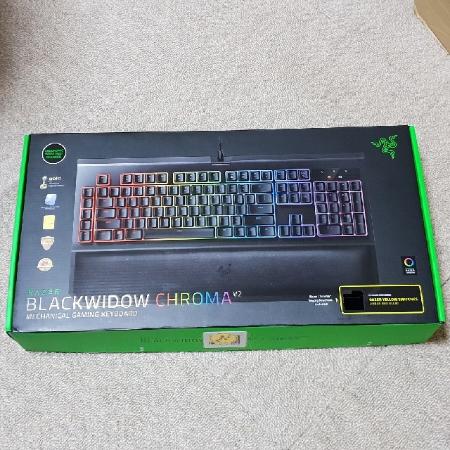 ばーにっしゅ様Razer BlackWidow V2 Yellow SwitchPC/タブレット