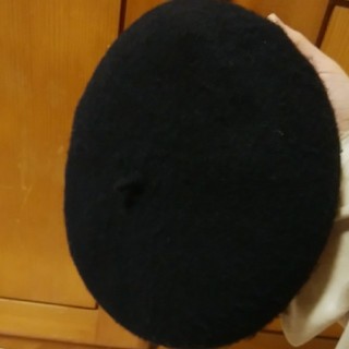 ムジルシリョウヒン(MUJI (無印良品))の無印良品　ウール100％シンプルベレー帽(ハンチング/ベレー帽)