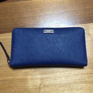 ケイトスペードニューヨーク(kate spade new york)の値下げ★ケイトスペード kate spade 青 長財布(財布)