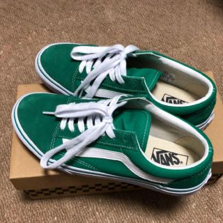 ヴァンズ(VANS)のVANSレディース(グリーン)(スニーカー)