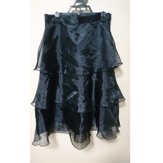エイチアンドエム(H&M)のH&M オーガンジースカート(ひざ丈スカート)