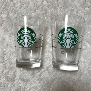 スターバックスコーヒー(Starbucks Coffee)のstarbucks アイスカップ ロゴグラス 2個セット《送料込》(グラス/カップ)