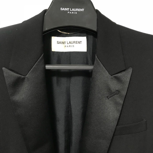 saint laurent paris ピークドラペル ジャケット コート | cprc.org.au