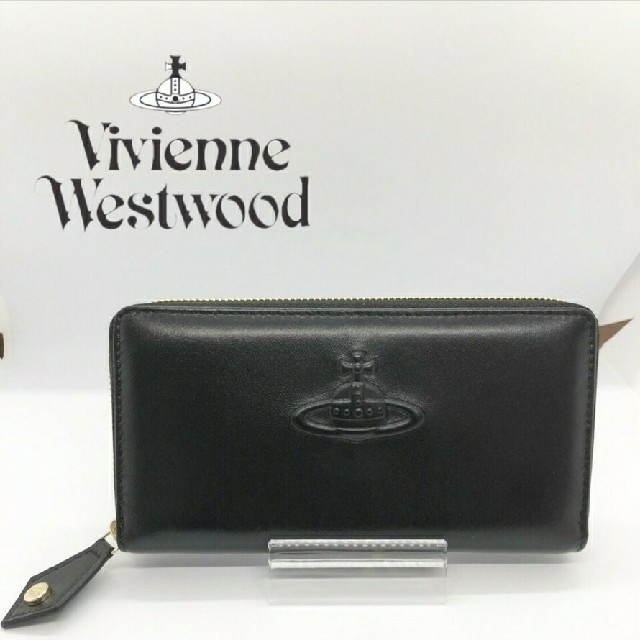 ファッション小物【新品・本物】VivienneWestwood 長財布 ブラック