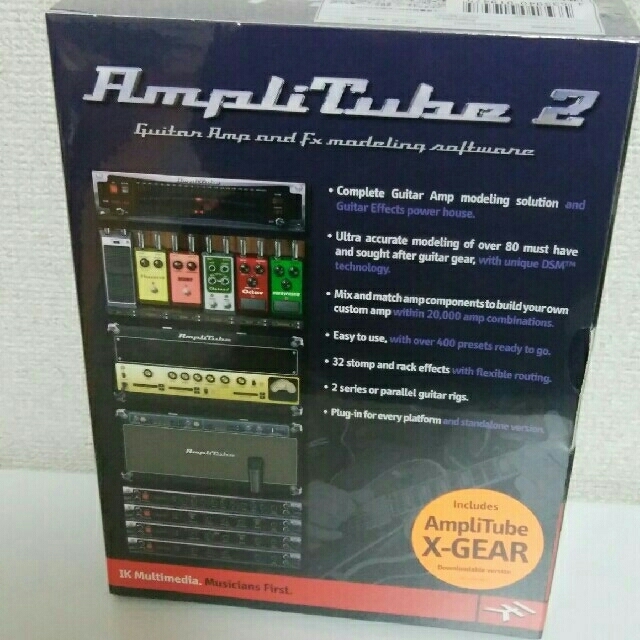 IK Multimedia AmpliTube2, X-GEAR 楽器のDTM/DAW(ソフトウェアプラグイン)の商品写真