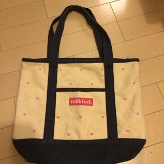 ミルクフェド(MILKFED.)のmilkfed キャンバストートバッグ(トートバッグ)