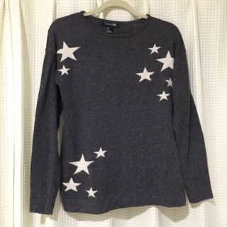 フォーエバートゥエンティーワン(FOREVER 21)のフォーエバー21♡星が可愛い薄手ニット♡(カットソー(長袖/七分))