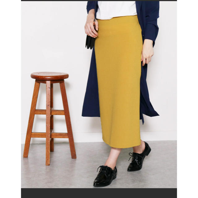 リブタイトスカート レディースのスカート(ひざ丈スカート)の商品写真