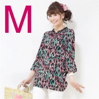 新品未使用タグ付き &LOVE ダンシングハート チュニック Mブラック QVC(チュニック)