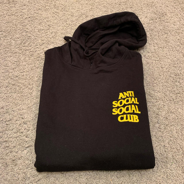 ASSC Black and Yellow Hoodieメンズ