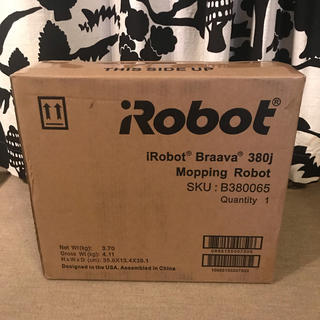 アイロボット(iRobot)のブラーバ380j iRobotBraava380jb380065【新品・未開封】(掃除機)
