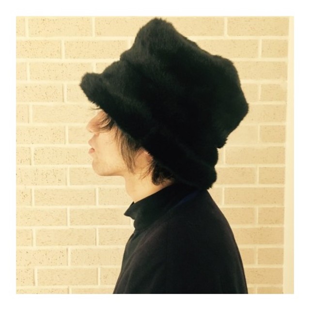 CA4LA(カシラ)のCA4LAフェイクファーハット黒カシラFUR HAT2 メンズの帽子(ハット)の商品写真