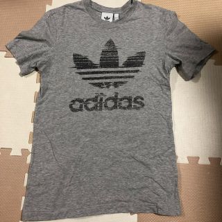 アディダス(adidas)のアディダス 半袖Ｔシャツ 中古美品 L グレー(Tシャツ(半袖/袖なし))