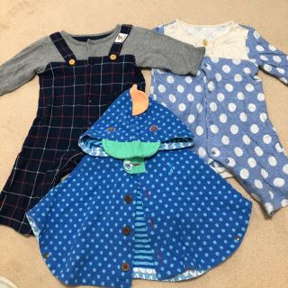 キムラタン(キムラタン)のベビー服 子供服 80 ロンパース  7点 セット まとめ売り 男の子 女の子(ロンパース)