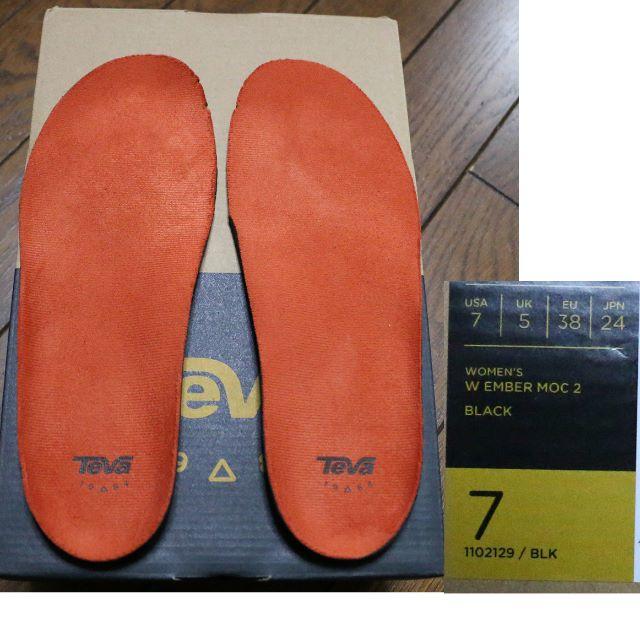 Teva(テバ)のTeva テバ 24cm エンバー モック 2 EMBER MOC 2 ブラック レディースの靴/シューズ(スリッポン/モカシン)の商品写真