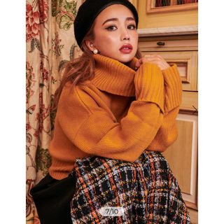 エイミーイストワール(eimy istoire)の本日のみの価格♡ツイードコンビラップフレアスカート♡eimy(ロングスカート)