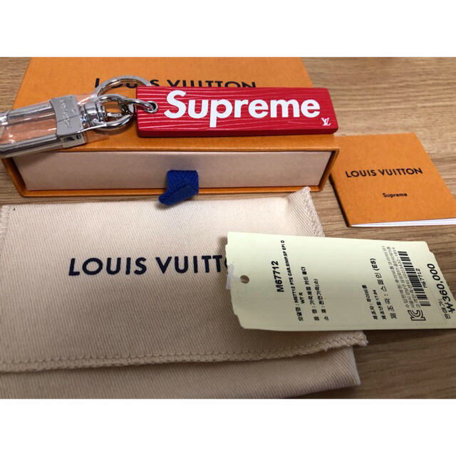 美品】 ルイヴィトン - VUITTON LOUIS シュプリーム キーリング コラボ