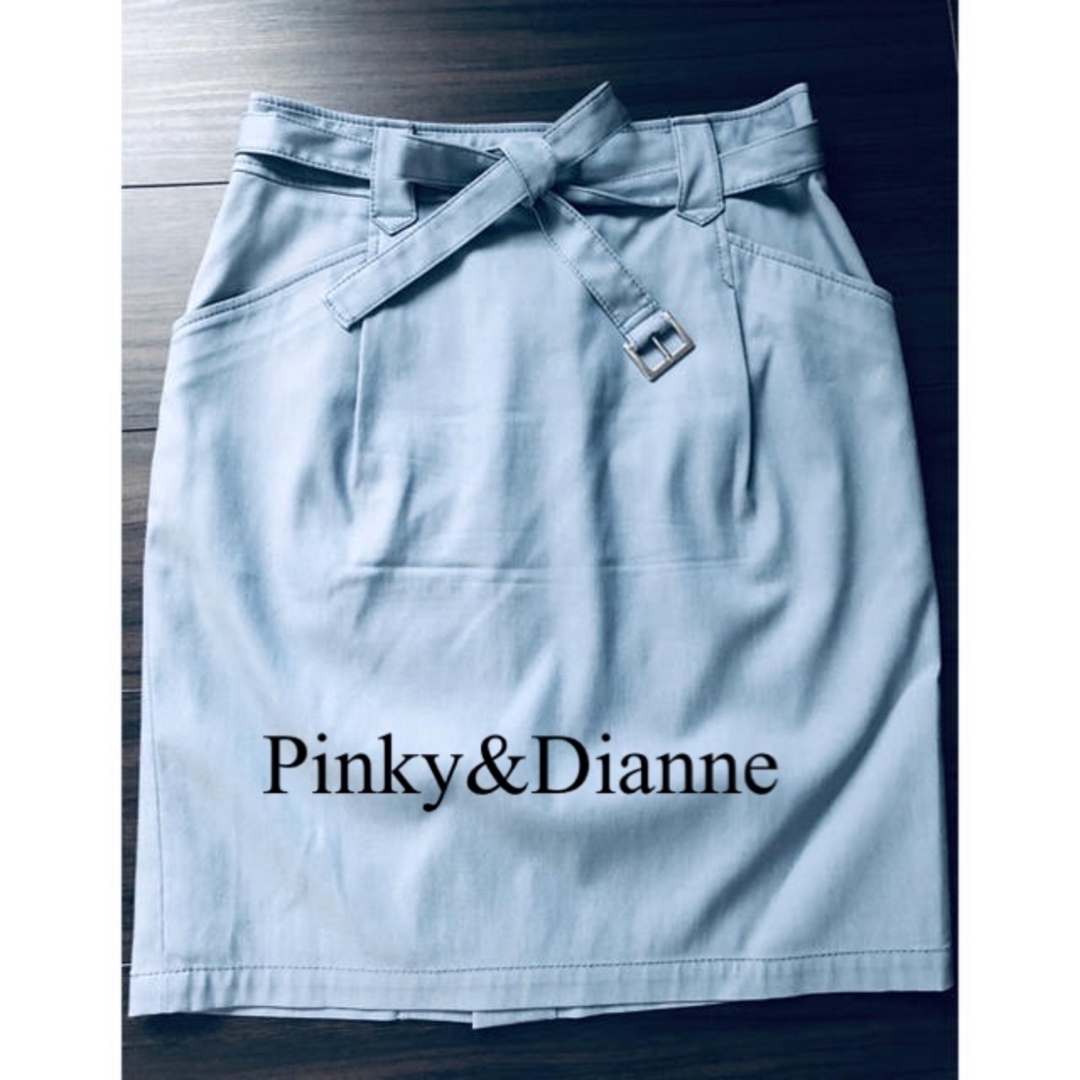 Pinky&Dianne(ピンキーアンドダイアン)の春物☆Pinky&Dianne◇ピンキー＆ダイアン◇ベルト付きスカート◇38 レディースのスカート(ひざ丈スカート)の商品写真