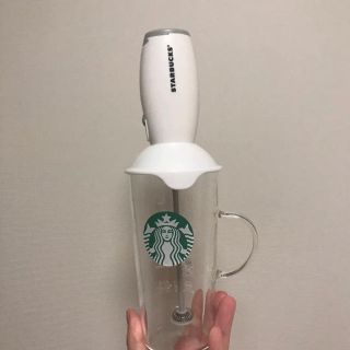 スターバックスコーヒー(Starbucks Coffee)のスターバックスコーヒー ミルクフォーマー&カップ(グラス/カップ)