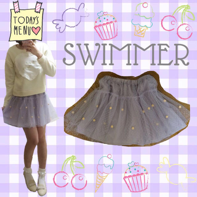 SWIMMER(スイマー)のスイマー♡チュールスカート レディースのスカート(ミニスカート)の商品写真