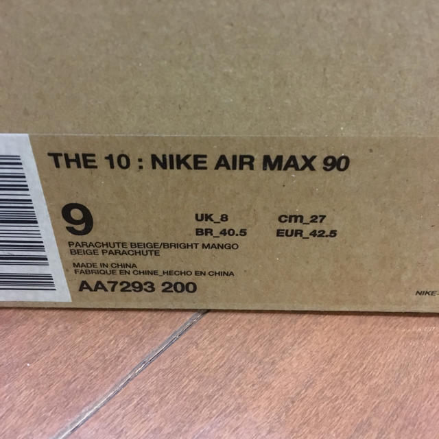 THE 10 NIKE AIR MAX 90 27センチ