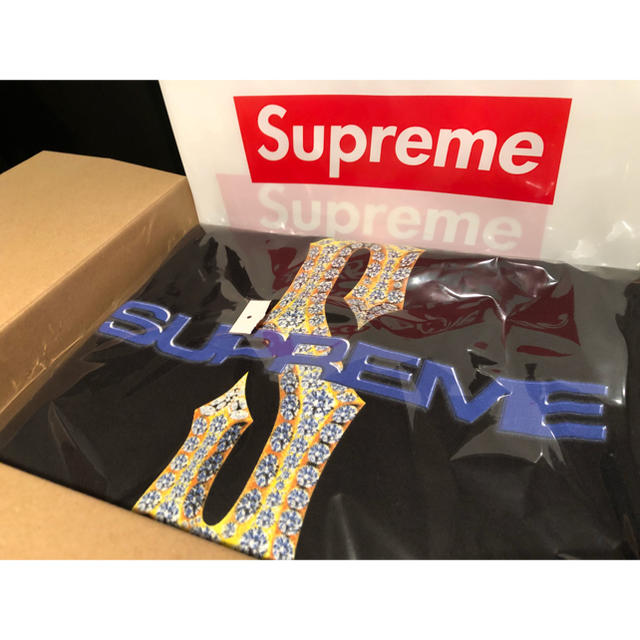 希少【XL】新品未使用 未開封 18ss Supreme Diamond tee