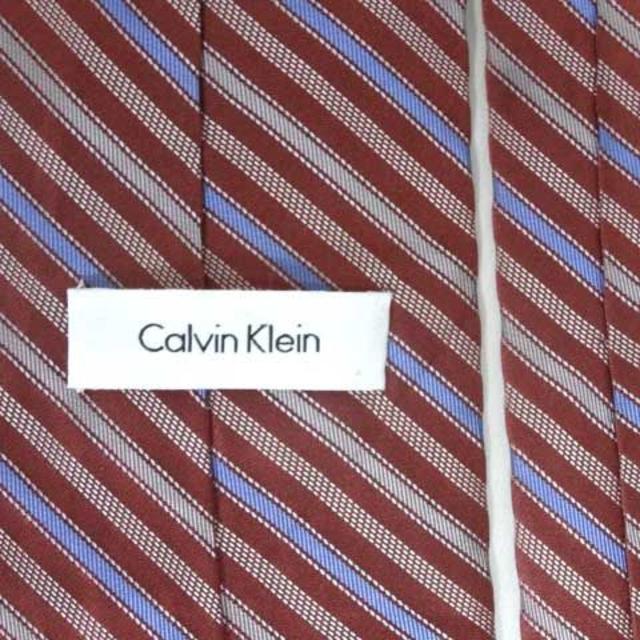 Calvin Klein(カルバンクライン)の大人気★カルバンクライン★ストライプ高級シルクネクタイ★高級感★ メンズのファッション小物(ネクタイ)の商品写真