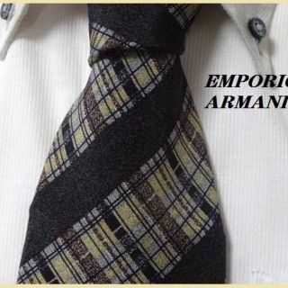 エンポリオアルマーニ(Emporio Armani)のエンポリオアルマーニ★EMPORIO ARMANI★チェック柄ストライプネクタイ(ネクタイ)