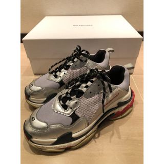 バレンシアガ(Balenciaga)のBALENCIAGA triple s シルバー 43(スニーカー)