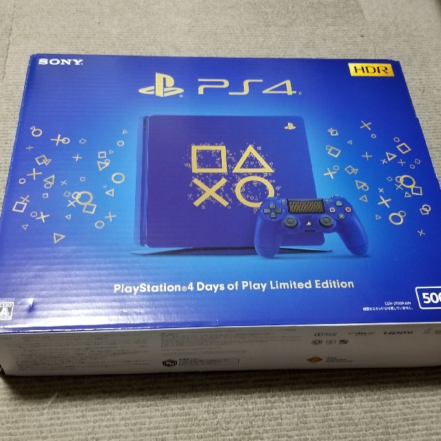 限定版 PS4 本体 500GB days of play edition - 家庭用ゲーム機本体